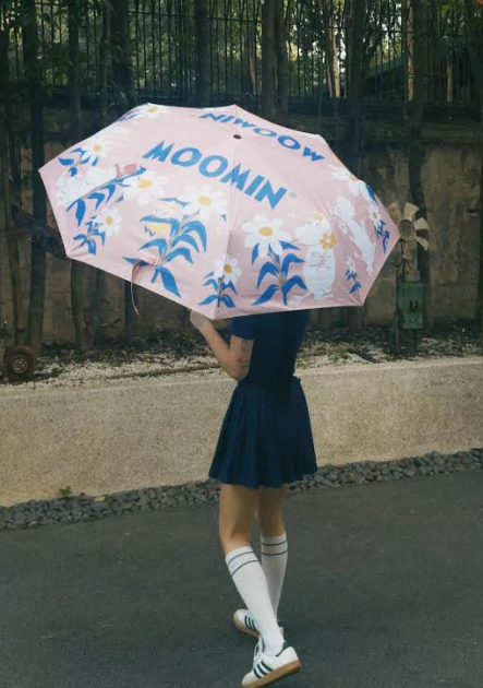 Moomin Pink Bloom Umbrella