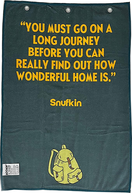 Moomin Golf Towel Moomintroll x Snufkin