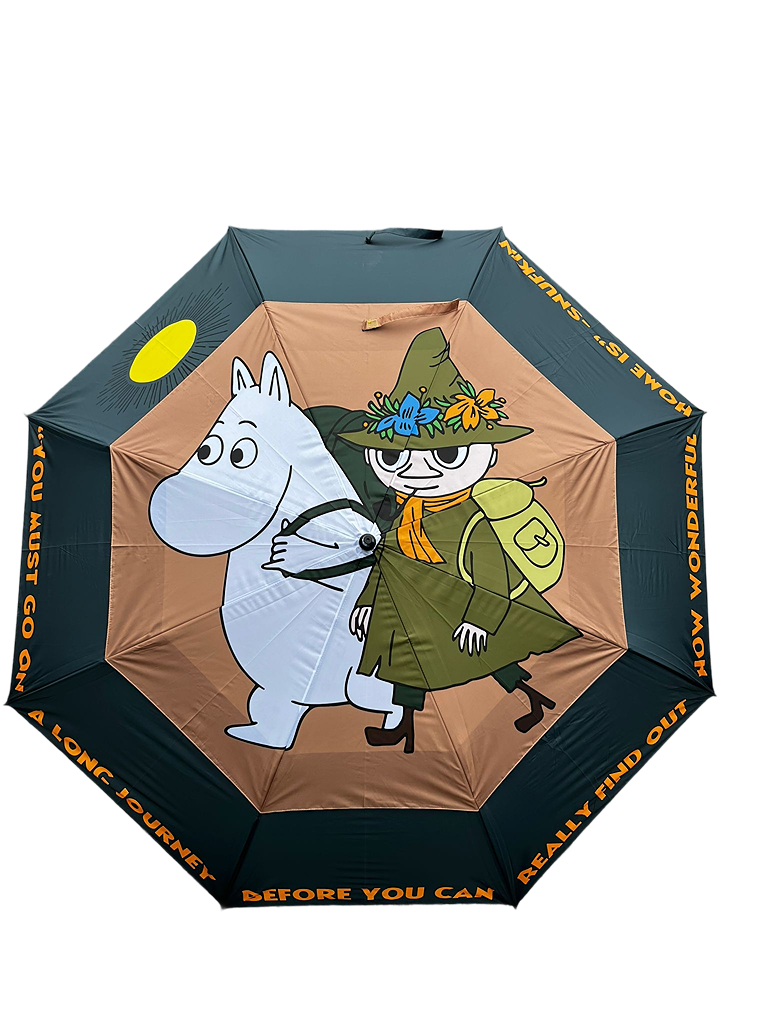 Moomin Golf Umbrella Moomintroll x Snufkin