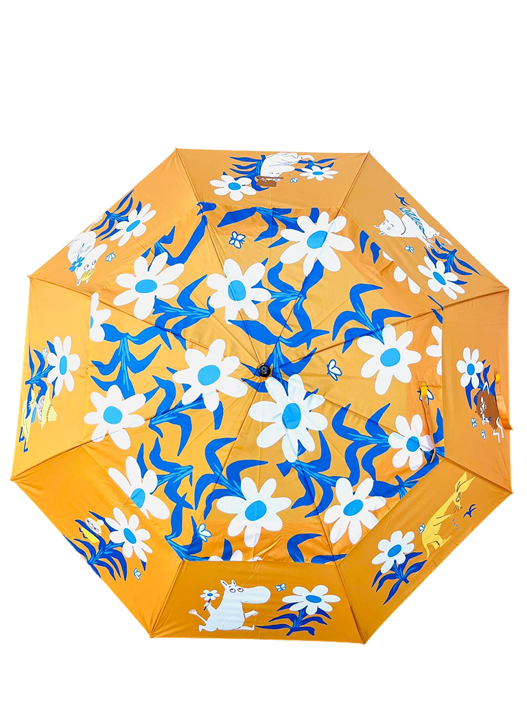 Moomin Yellow Bloom Golf Umbrella
