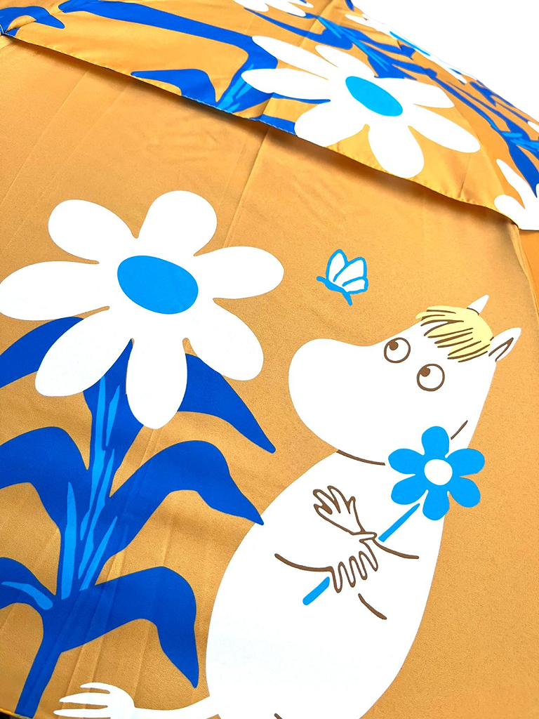 Moomin Yellow Bloom Golf Umbrella